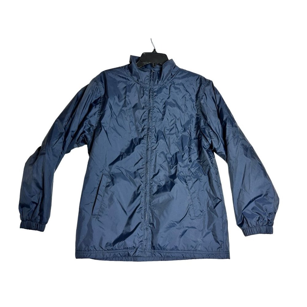 George Insulated Blue Full Zip Windbreaker Womens XXL‎ 2XL